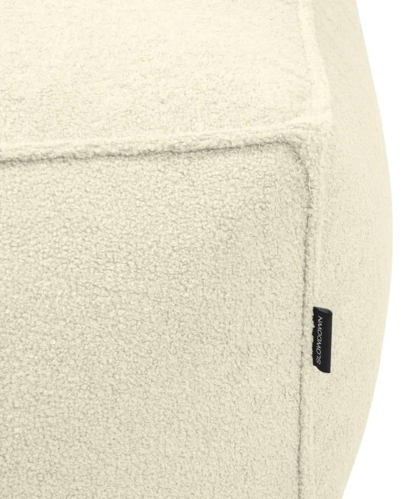 Кафяв пуф от букле Mass – SLOWDOWN