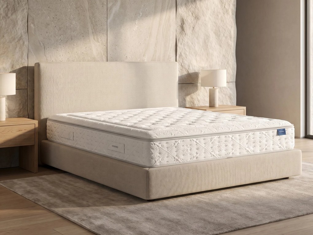 Матрак Onesleep, Verso Adapt Sleep Technology, 180x200x28, Среден към твърд, Покет пружина, Високоеластична пяна