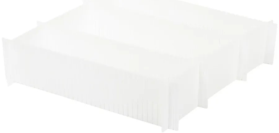 Комплект от 6 бели разделителя за чекмеджета - Compactor