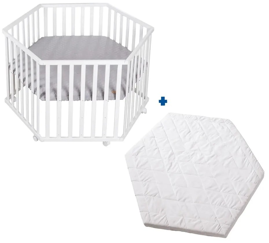 Бяла кошара за игра 112x97 cm Roba style - Roba