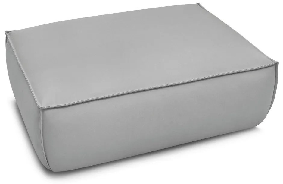 Светлосива табуретка от изкуствена кожа Boheme – Bobochic Paris