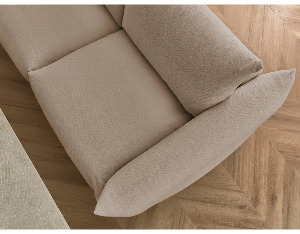 Бежов сгъваем диван 214 cm Ernest – Bobochic Paris