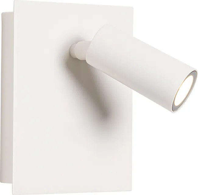 Модерна външна стенна лампа бяла с LED IP54 - Simon