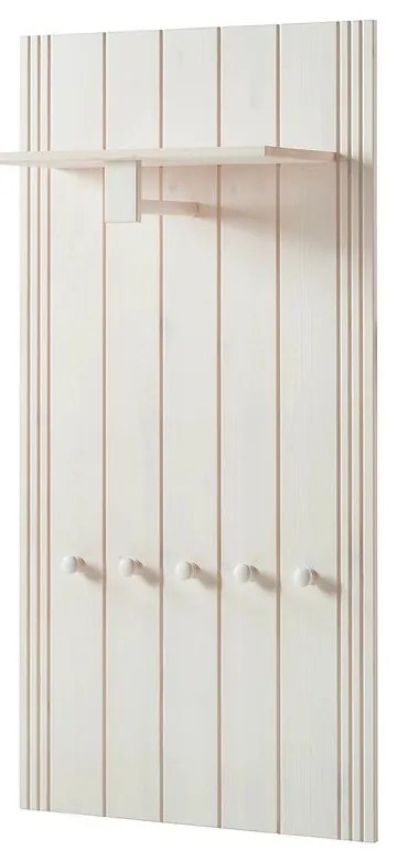 Бял комплект за коридор от масивен бор 60x120x25 cm Anita – Støraa