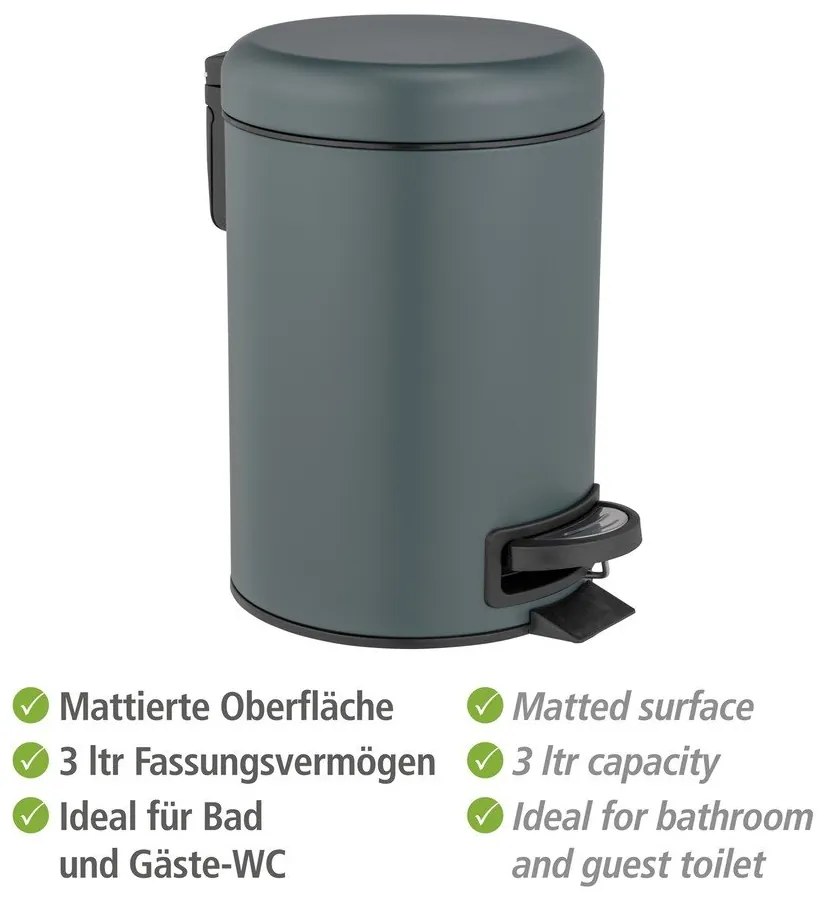 Кошче за отпадъци от педална стомана 3 л Leman - Wenko