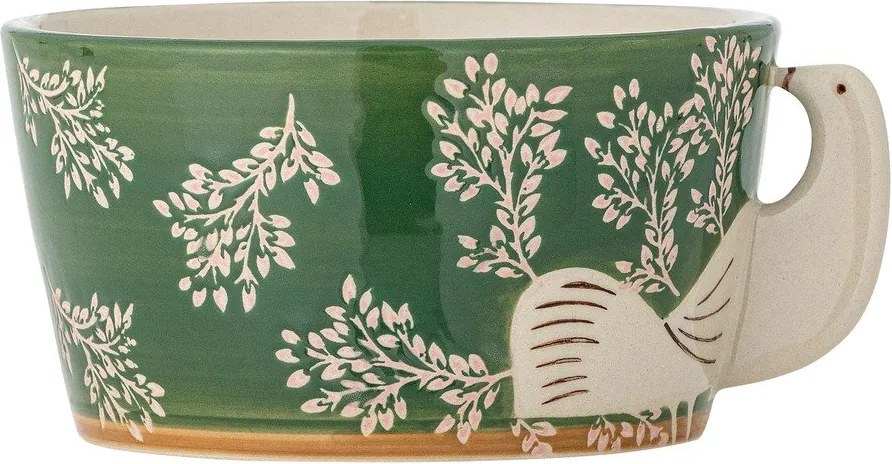 Зелена глинена купичка за супа 460 ml Hezha – Bloomingville