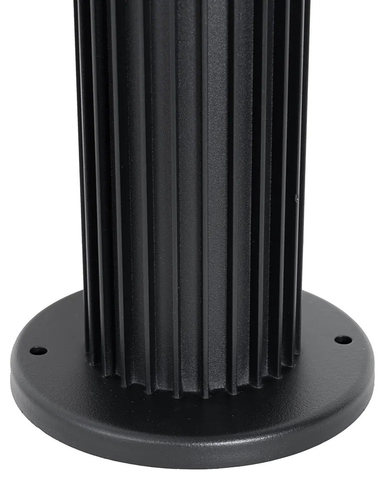 Умен външен стълб черен 80 см IP44 RGBW вкл. GU10 50mm - Boris