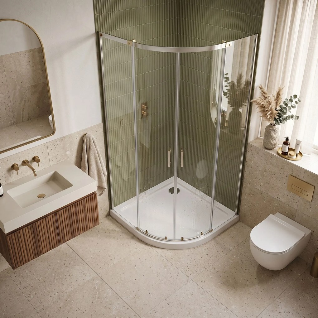 Поддушово корито Rea Look White 80x80