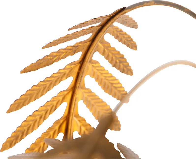 Арт Деко настолна лампа злато 3-светлина - Botanica