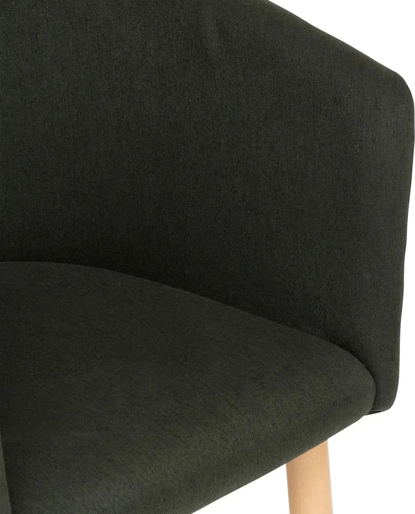 Трапезен стол atmosphera Marlo, Текстил - Слонова кост