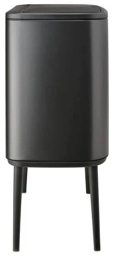 Тъмносиво стоманено кошче за боклук, отваряне с докосване 36 l Bo Touch Bin – Brabantia
