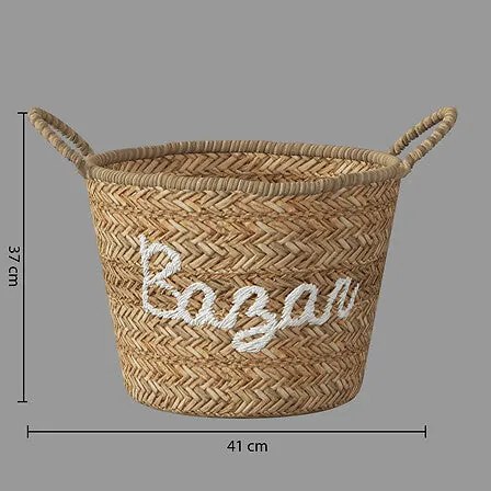 Сгъваем кош за съхранение atmosphera Bazar, 41cm, Тръстика
