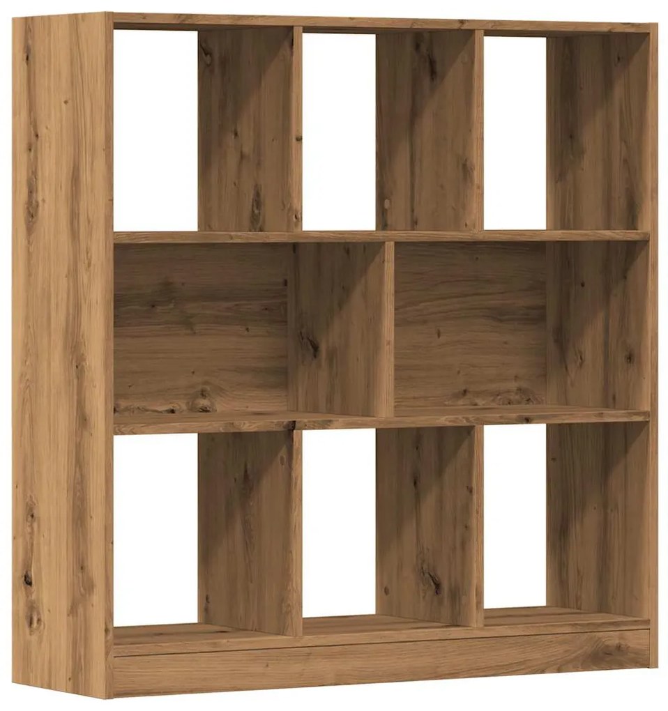 855789 vidaXL Шкаф за книги Artisan Oak 97,5x29,5x100 cm Инженерна дървесина