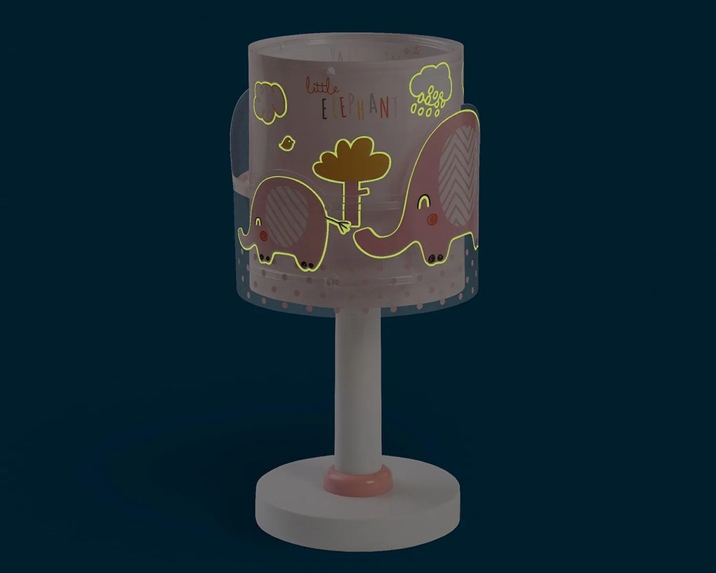 Лампа за четене Ango Little Elephant-розов