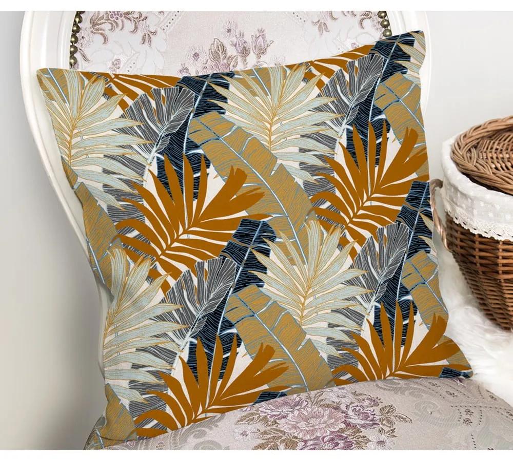 Комплект от 4 декоративни калъфки за възглавници Есенни листа, 45 x 45 cm - Minimalist Cushion Covers