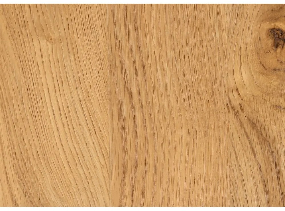 Масичка за кафе с дъбов плот в тъмно естествен цвят 80x80 cm Willford – Actona