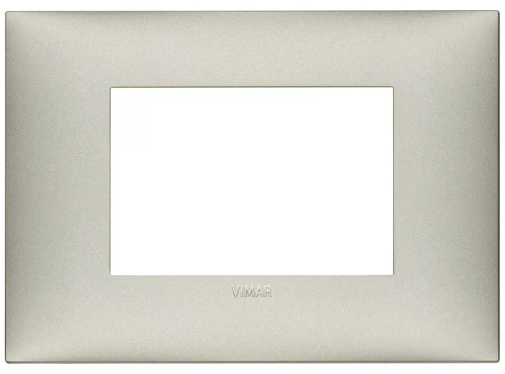VIMAR 09673.22 Декоративна рамка технополимер, 3M, Никел мат,  NEVE UP