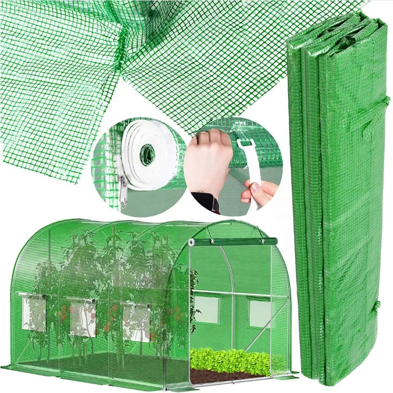 UV покривало за оранжерия с отвори за врати и прозорци без конструкция 2x3м