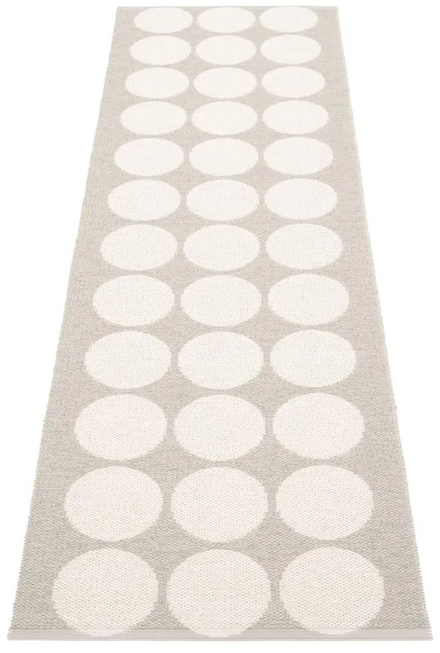 Бежова и кремава пътека за открито и закрито 70x240 cm Hugo Linen Vanilla – Pappelina