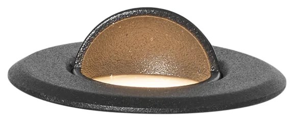 Комплект от 5 модерни наземни прожектора черни с LED IP67 - Linsey