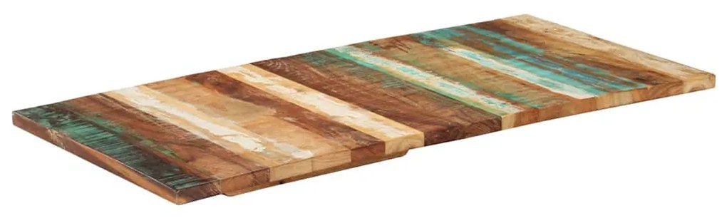 286057 vidaXL Правоъгълен плот за маса 60x120 см 25-27 мм регенериран масив