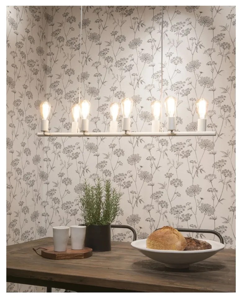 Бяло висящо осветително тяло Miami - it's about RoMi