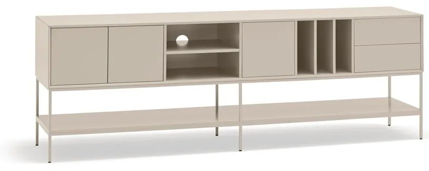 Кремава маса за телевизор 220x74x45 cm Platt – Teulat