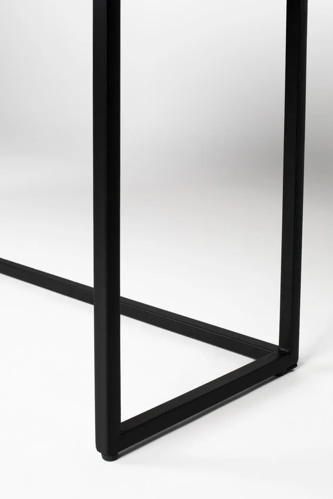 Тъмнокафява конзолна маса от масивно тиково дърво 35x135 cm Webster – White Label
