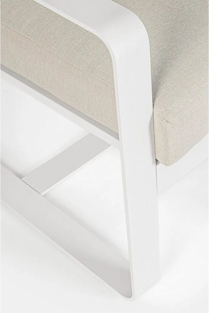 Бял метален градински стол Merrigan – Bizzotto