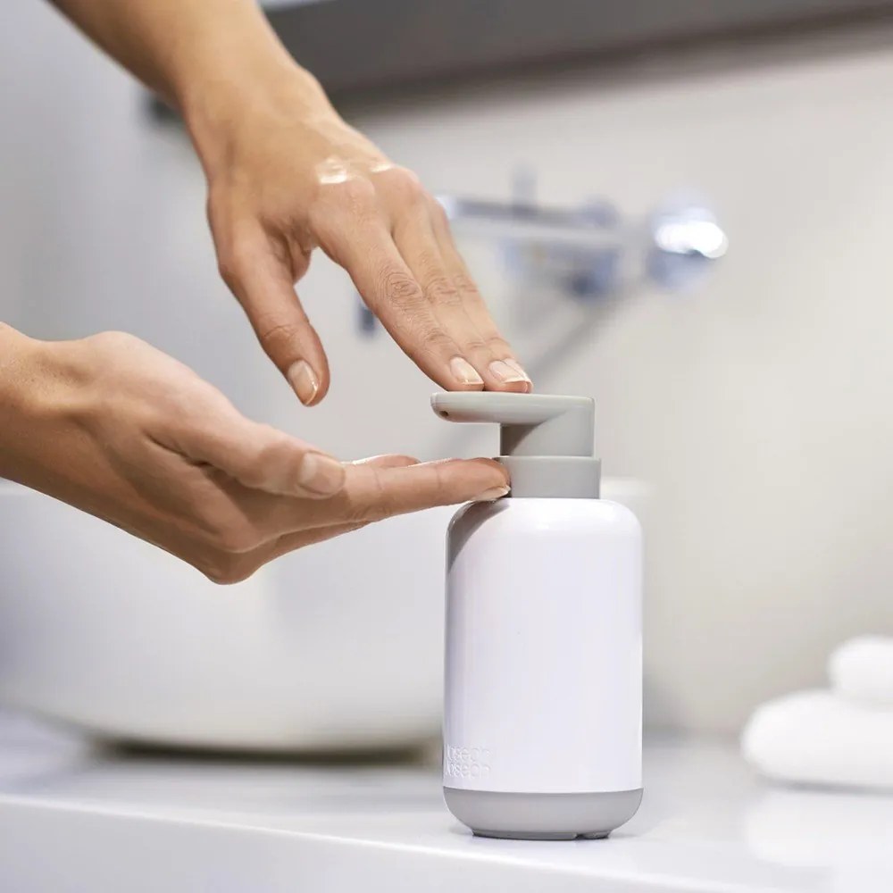 Бял пластмасов диспенсер за сапун 300 ml Duo – Joseph Joseph