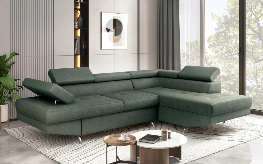 Разтегателен ъглов диван Барк М