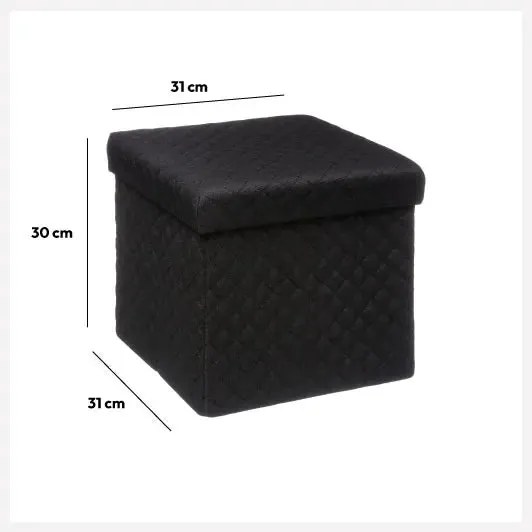 Сгъваем пуф 5five Mix & Modul, 31x31 cm - Тъмносив