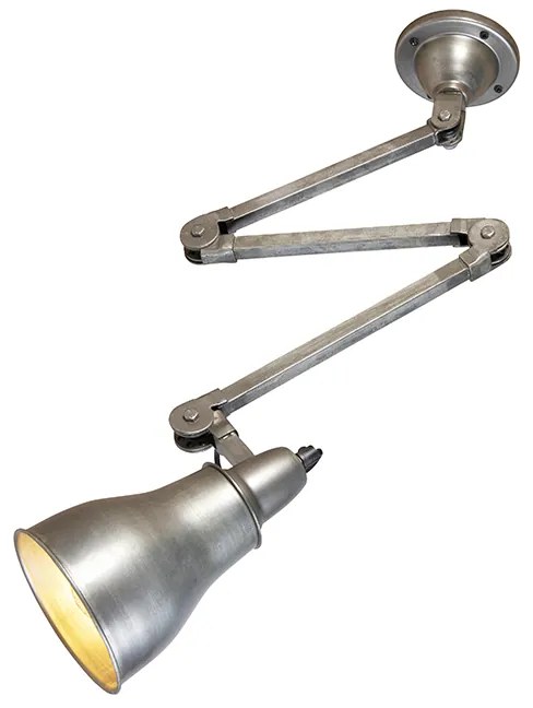 Индустриален стенен аплик сив регулируем - Mersey