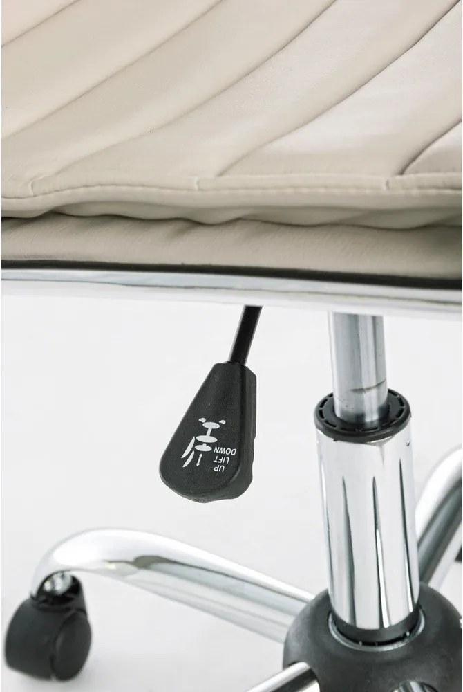 Кафяво-сив офис стол от имитация на кожа Perth – Yes Everyday