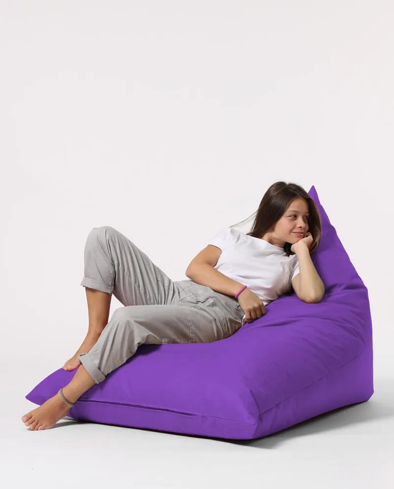 Градински пуф Pyramid Big Bed Pouf, цвят Лилав