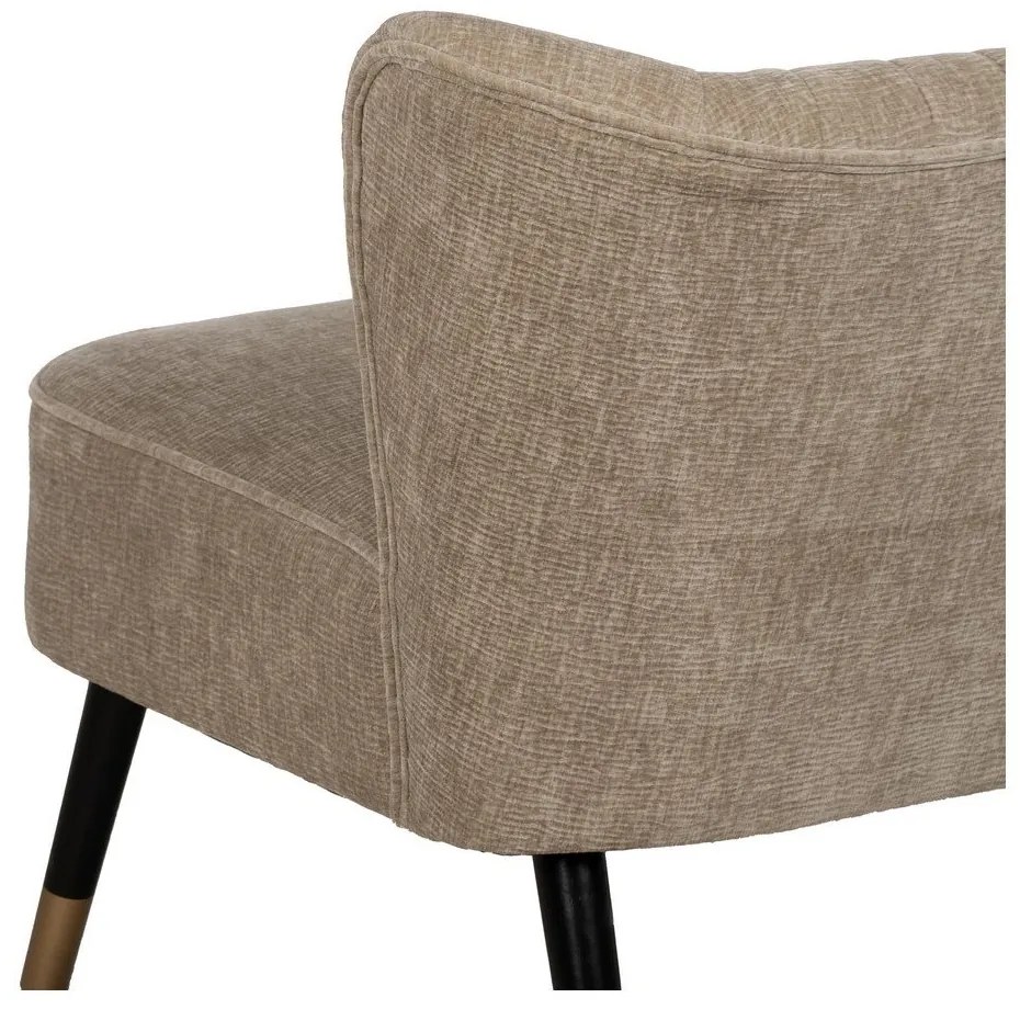 Бежов шенилов диван 134 cm Glam – Ixia