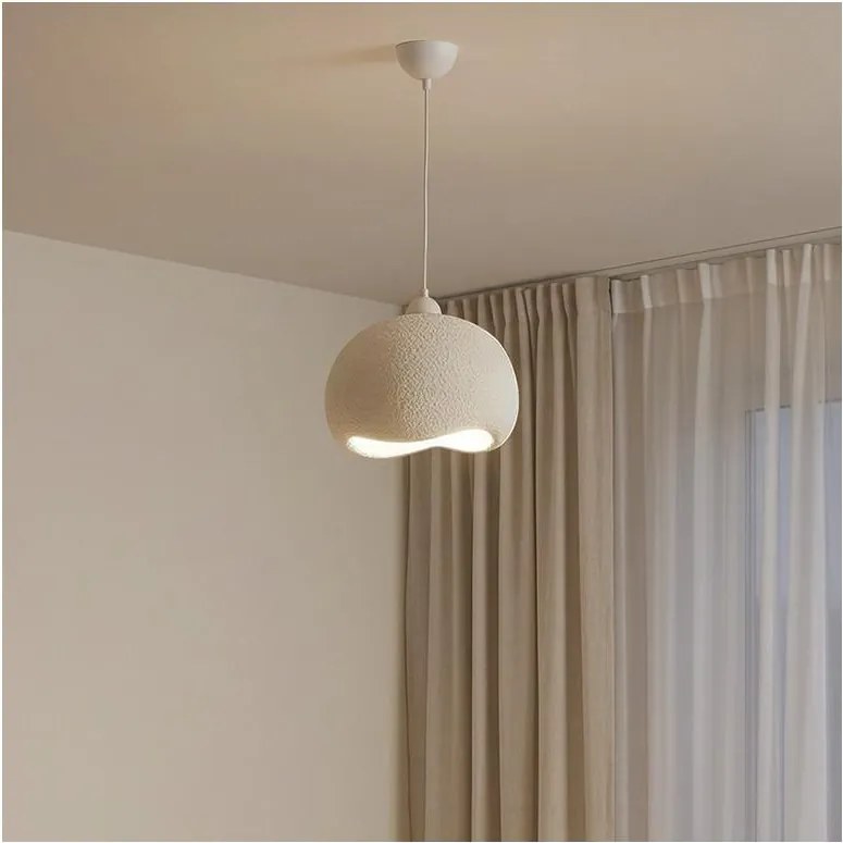 Brilagi - Пендан на кабел WABI SABI 1xE27/40W/230V Ø 34 см бял