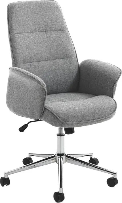 Сив офис стол , височина 110 cm Dony - Tomasucci
