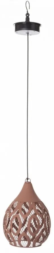 LED висящо външно осветително тяло със соларен панел (височина 19.5 cm) – LDK Garden