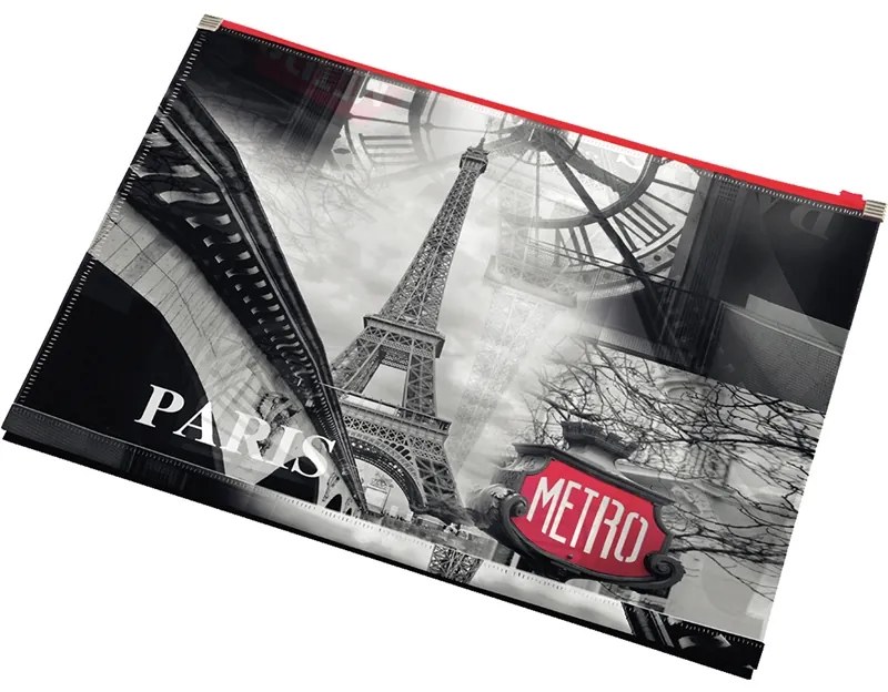 Panta Plast Папка Paris Collection, PP, с цип, A4