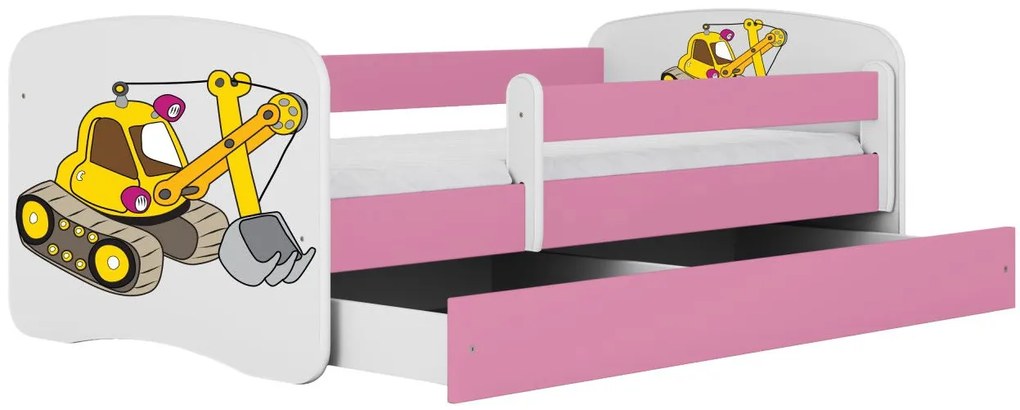 Παιδικό κρεβάτι Babydreams Cartoon-Roz-180 x 80-Digger