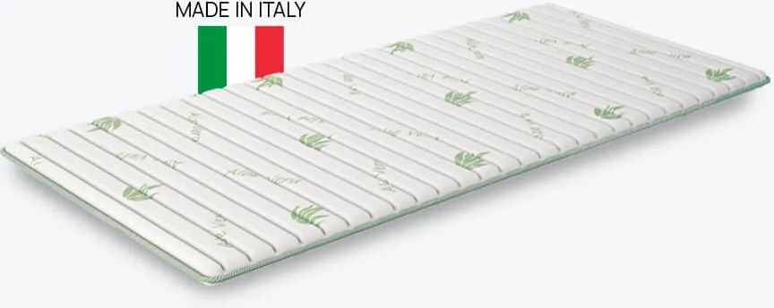 Топ матрак isleep, Smart Topper Aloe, 120x200x3, Мек, Мемори пяна