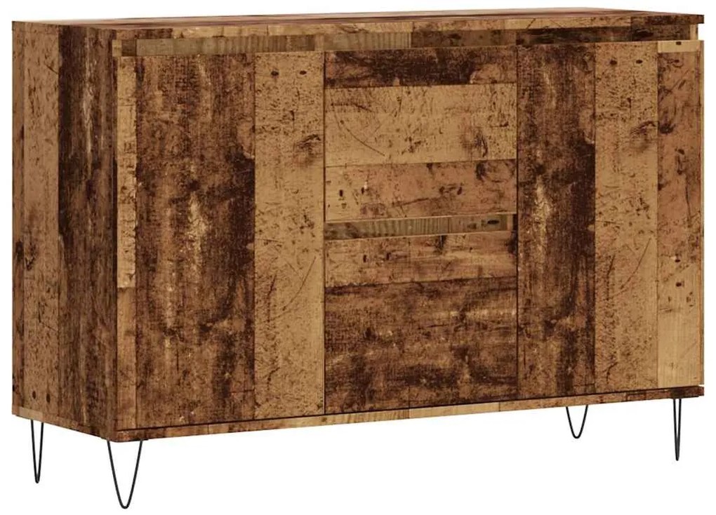 857266 vidaXL Сайдборд, старо дърво, 104x35x70 см, инженерно дърво