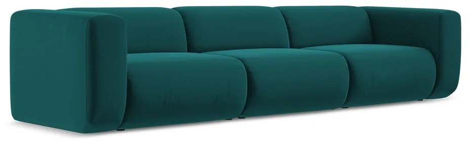 Тюркоазен кадифен диван 319 cm Ekahi – Makamii