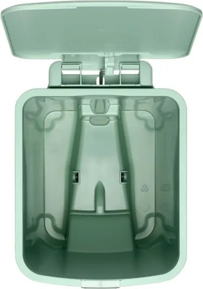 Кош за боклук с педал Brabantia StepUp 1008481, 16 л, Екологични материали, Голям отвор, Светлозелен