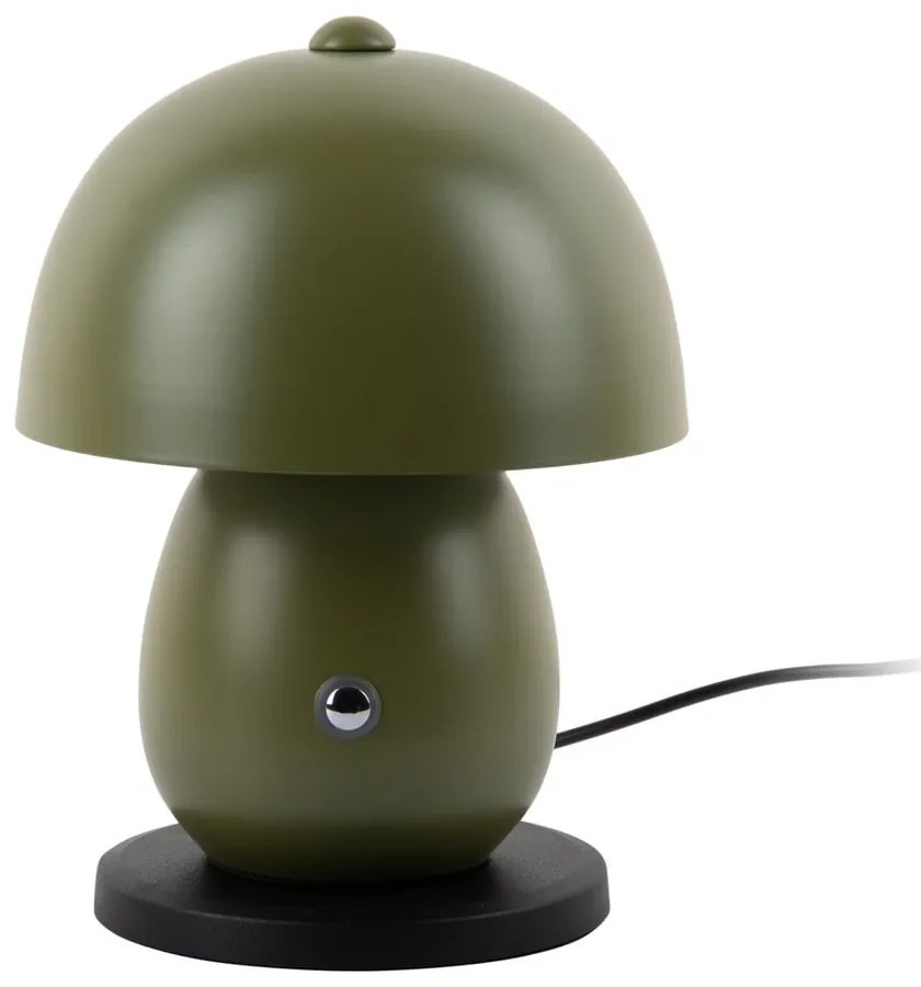 Тъмнозелена LED настолна лампа с метален абажур (височина 18 cm) Mono LED – Leitmotiv