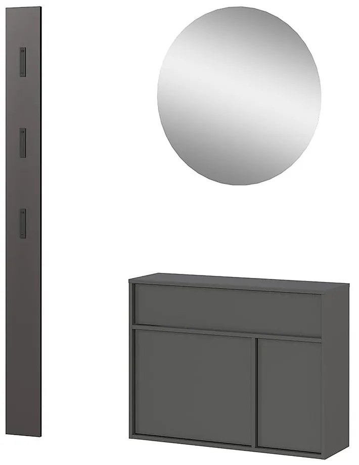 Антрацитен комплект за коридор Ameca 2.0 – Germania