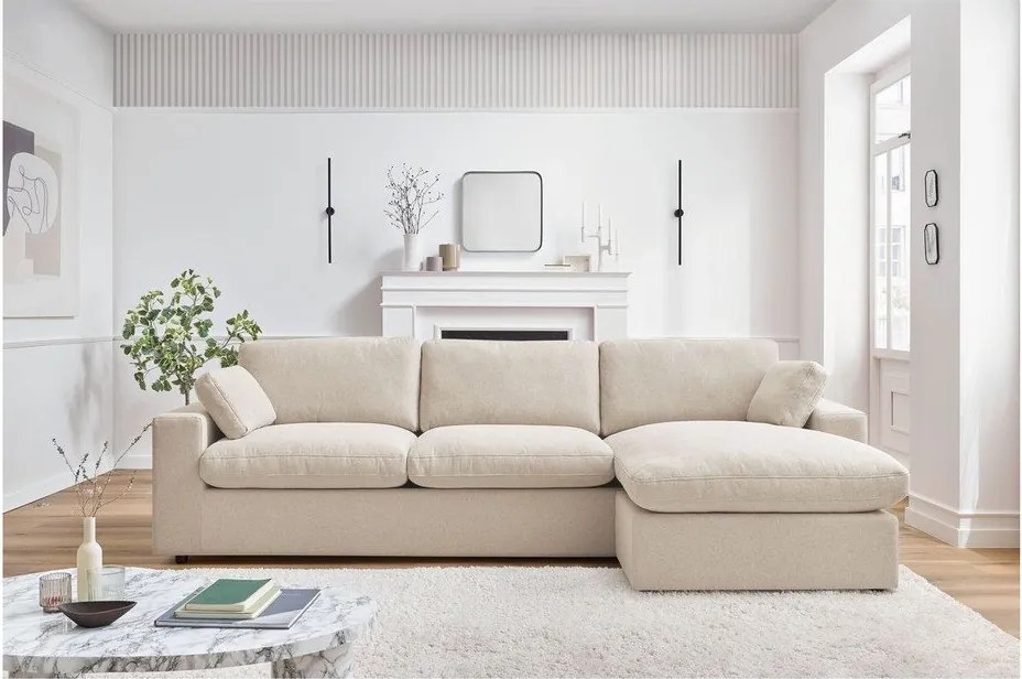 Бежов ъглов диван Belair – Bobochic Paris