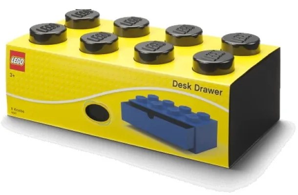 Черна кутия за бюро с чекмедже Brick - LEGO®