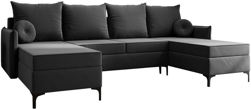 Ъглов диван Leon U-Gkri Skouro